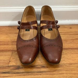 Cole Haan Double Strap Mary Jane Heels